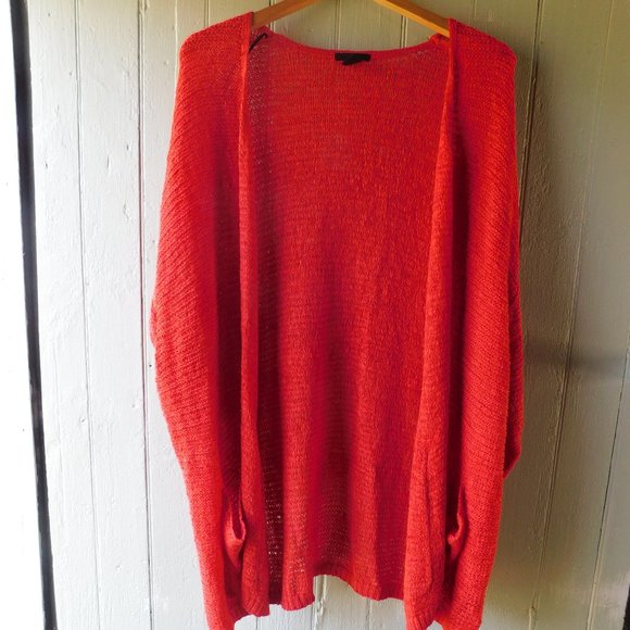 💕 Bright Red Lightweight Cardi Knit - Picture 2 of 14
